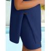imageZESICA Womens Summer Two Piece Sweater Lounge Sets Casual Knit Trendy Tunic and Shorts OutfitsDark Blue