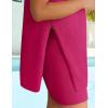 imageZESICA Womens Summer Two Piece Sweater Lounge Sets Casual Knit Trendy Tunic and Shorts OutfitsRosered