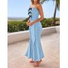 imageZESICA Womens Summer Elegant Off Shoulder Maxi Dress 2025 Sleeveless Mermaid Bodycon Wedding Party Long DressesLight Blue