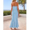 imageZESICA Womens Summer Elegant Off Shoulder Maxi Dress 2025 Sleeveless Mermaid Bodycon Wedding Party Long DressesLight Blue