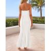 imageZESICA Womens Summer Elegant Off Shoulder Maxi Dress 2025 Sleeveless Mermaid Bodycon Wedding Party Long DressesWhite
