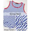 imageZESICA Womens Summer Casual Striped Tank Top Sleeveless Scoop Neck Loose Fit Color Block Tops 2025 Fashion ClothesRoyal