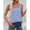 imageZESICA Womens Summer Casual Striped Tank Top Sleeveless Scoop Neck Loose Fit Color Block Tops 2025 Fashion ClothesRoyal