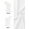 imageZESICA Womens One Shoulder Tank Tops 2025 Summer Sleeveless Going Out T Shirts Knit Slim Fit Fashion Tee TopWhite