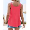 imageZESICA Womens Summer Eyelet Tank Tops Loose Trendy Scoop Neck Sleeveless Flowy ShirtsPeach