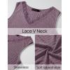 imageZESICA Womens Summer Tank Top Sleeveless V Neck Lace Loose Fit Basic Tops Shirts 2025 Fashion ClothesPurple