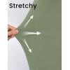 imageZESICA Womens 2025 Summer Mini Bodycon Dress Trendy Fashion Crew Neck Sleeveless Slim Fit Short DressesArmygreen