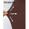imageZESICA Womens 2025 Summer Mini Bodycon Dress Trendy Fashion Crew Neck Sleeveless Slim Fit Short DressesCoffee