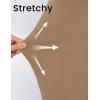 imageZESICA Womens 2025 Summer Mini Bodycon Dress Trendy Fashion Crew Neck Sleeveless Slim Fit Short DressesKhaki