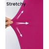 imageZESICA Womens 2025 Summer Mini Bodycon Dress Trendy Fashion Crew Neck Sleeveless Slim Fit Short DressesRose