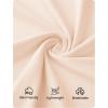 imageZESICA Womens 2025 Summer Mock Neck Casual Bodycon Dress Cap Sleeve Elegant Cocktail Party Long Midi DressesApricot