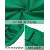 imageZESICA Womens Summer Sleeveless Mini Dress 2025 Sexy Strapless High Waist Pleated A Line Swing Party Short DressesGreen