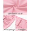 imageZESICA Womens Summer Sleeveless Mini Dress 2025 Sexy Strapless High Waist Pleated A Line Swing Party Short DressesPink