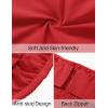 imageZESICA Womens Summer Sleeveless Mini Dress 2025 Sexy Strapless High Waist Pleated A Line Swing Party Short DressesRed