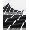 imageZESICA Womes Summer Sleeveless Striped Midi Dress 2025 Knit Casual Elegant A Line Swing Long DressesBlack