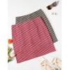 imageZESICA Plaid Mini Skirt for Womens 2025 Summer High Waist A Line Bodycon Pencil Skirts TrendyRed