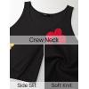 imageZESICA Womens Summer Floral Knit Bodycon Midi Dress 2025 Sleeveless Crew Neck Color Block Long Beach Party DressesBlack