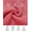 imageZESICA Womens Ribbed Tank Tops Summer Sleeveless V Neck Shirts Casual Sexy Slim Fitted Basic Knit TeesCoral
