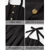 imageZESICA Summer Halter Neck Mini Dress 2025 Sexy Sleeveless Pleated A Line Swing Cocktail Party Short DressesBlack