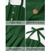 imageZESICA Summer Halter Neck Mini Dress 2025 Sexy Sleeveless Pleated A Line Swing Cocktail Party Short DressesGreen