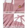 imageZESICA Summer Halter Neck Mini Dress 2025 Sexy Sleeveless Pleated A Line Swing Cocktail Party Short DressesPink