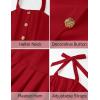 imageZESICA Summer Halter Neck Mini Dress 2025 Sexy Sleeveless Pleated A Line Swing Cocktail Party Short DressesRed