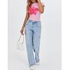 imageZESICA Womens 2025 Summer Short Sleeve Crop Tops Crewneck Graphic Baby Tees Y2K Slim Fit Basic ShirtsPink