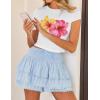 imageZESICA Womens 2025 Summer Short Sleeve Crop Tops Crewneck Graphic Baby Tees Y2K Slim Fit Basic ShirtsWhite
