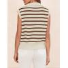 imageZESICA Womens Summer Sweaters Vest 2025 V Neck Cap Sleeve Sleeveless Ribbed Knit Spring Tank TopsApricot
