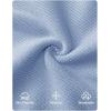 imageZESICA Womens Summer Crop Tops Casual Short Sleeve Crew Neck Ribbed Knit Loose Sweaters 2025 Trendy Shirts OutfitsLight Blue