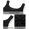 imageZESICA Womens Summer Eyelet Tank Tops Loose Trendy Scoop Neck Sleeveless Flowy Beach Vacation ShirtsBlack