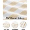 imageZESICA Womens Summer Two Piece Outfits Crop Tank Tops and Wide Leg Pants Striped Lounge Beach Travel SetsApricot