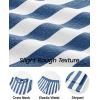 imageZESICA Womens Summer Two Piece Outfits Crop Tank Tops and Wide Leg Pants Striped Lounge Beach Travel SetsDustyblue