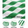 imageZESICA Womens Summer Two Piece Outfits Crop Tank Tops and Wide Leg Pants Striped Lounge Beach Travel SetsGreen