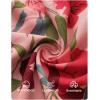 imageZESICA Womens 2025 Boho Floral Sleeveless Maxi Dress Ruffle One Shoulder Elatsic High Waist Beach Party Long DressesVintage Pink