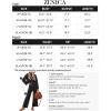 imageZESICA Womens 2 Piece Outfits Set 2024 Casual Long Sleeve Knit Pullover Top and Wide Leg Pants Sweatsuit Lounge SetsDarkblack