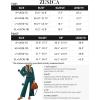 imageZESICA Womens 2 Piece Outfits Set 2024 Casual Long Sleeve Knit Pullover Top and Wide Leg Pants Sweatsuit Lounge SetsTeal