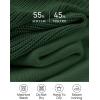 imageZESICA Womens 2 Piece Outfits Sweater Set Long Sleeve Mock Neck Knit Pullover Top High Waist Pant Tracksuit Lounge SetsForestgreen