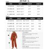 imageZESICA Womens 2 Piece Outfits Sweater Set Long Sleeve Mock Neck Knit Pullover Top High Waist Pant Tracksuit Lounge SetsRust