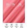 imageZESICA Womens 2 Piece Outfits Sweater Set Long Sleeve Mock Neck Knit Pullover and Wide Leg Pants Lounge Sweatsuit SetsHotpink