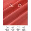 imageZESICA Womens 2024 2 Piece Set Linen Tank Crop Tops and Shorts Summer Two Piece Outfits PajamasOrangered