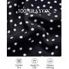 imageZESICA Womens 2024 Summer Bohemian Floral Printed Elastic Waist A Line Maxi Skirt with PocketsBlack
