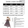 imageZESICA Womens 2024 Summer Bohemian Floral Printed Elastic Waist A Line Maxi Skirt with PocketsFloral Navy