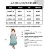 imageZESICA Womens 2024 Summer Bohemian Floral Printed Elastic Waist A Line Maxi Skirt with PocketsTurquoise