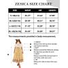 imageZESICA Womens 2024 Summer Bohemian Floral Printed Elastic Waist A Line Maxi Skirt with PocketsYellow