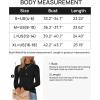 imageZESICA Womens Fall Long Puff Sleeve Sweaters 2024 Casual Turtleneck Loose Ribbed Knit Solid Color Soft Pullover Jumper TopsBlack