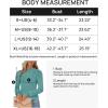 imageZESICA Womens Fall Long Puff Sleeve Sweaters 2024 Casual Turtleneck Loose Ribbed Knit Solid Color Soft Pullover Jumper TopsMint
