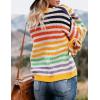 imageZESICA Womens Fall Long Sleeve Crew Neck Striped Color Block Casual Loose Knitted Pullover Sweater TopsYellow