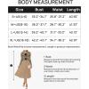 imageZESICA Womens Long Sleeve Striped Midi Dresses Crewneck Button Ribbed Knit Pleated A Line Swing Sweater DressKhaki