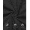 imageZESICA Womens 2025 Summer Off Shoulder Ruffle Midi Dress Short Sleeve High Waist Hollow Out Embroidery Party DressesBlack